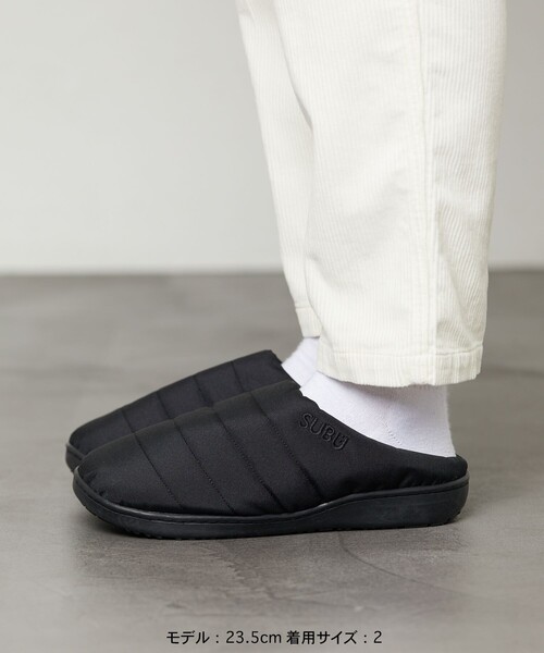 SUBU（スブ）の「SUBU/スブ SUBU NANNEN / ナンネン ウィンターサンダル モックシューズ（サンダル・メンズ・ベージュ/オレンジ/オリーブ/グリーン/パープル/ブラック・3/1/2/0）」の9枚目の写真