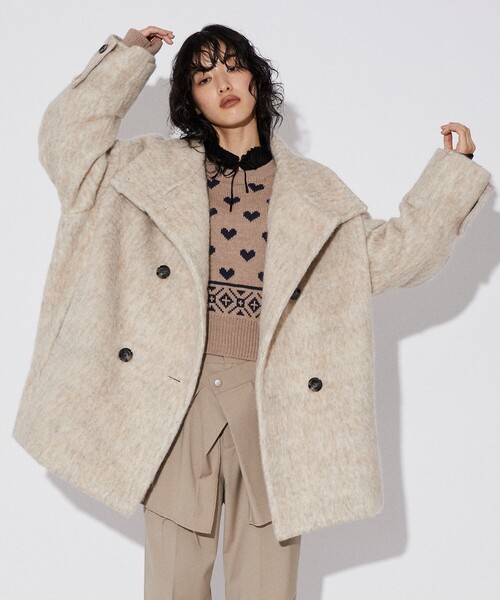 Firsthand（ファーストハンド）の「Firsthand/ファーストハンド レイヤードボトム / リングボタンスリットパンツ/レイヤードボトム / リングボタンスリットパンツ（その他パンツ・レディース・ベージュ/グレー・36/34）」の8枚目の写真