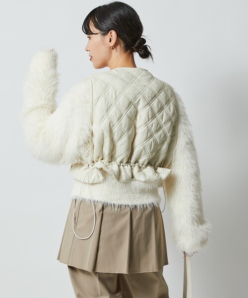 Firsthand（ファーストハンド）の「Firsthand/ファーストハンド レイヤードボトム / リングボタンスリットパンツ/レイヤードボトム / リングボタンスリットパンツ（その他パンツ・レディース・ベージュ/グレー・36/34）」の16枚目の写真