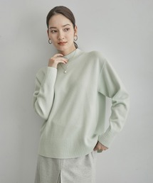 ROPE' | 【高評価】【新色追加】カシミヤブレンド ビルドネックニット(ニット/セーター)