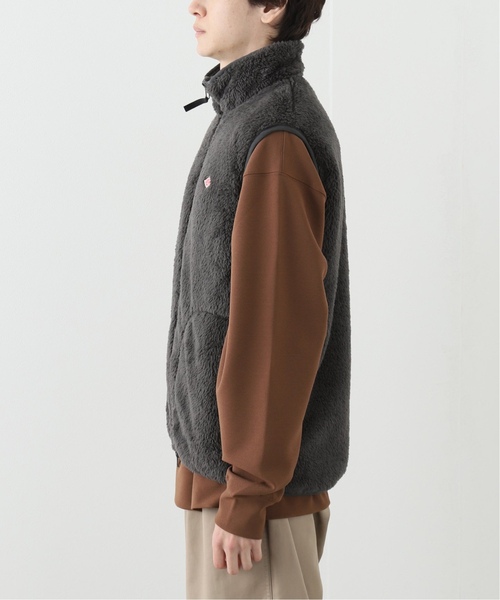 DANTON（ダントン）の「【DANTON / ダントン】 HIGH PILE ZIP STAND COLLAR VEST DT-A0177-HPF（その他アウター・メンズ・ブラック/アイボリー/チャコールグレー・40/42）」の5枚目の写真