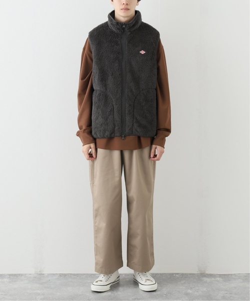 DANTON（ダントン）の「【DANTON / ダントン】 HIGH PILE ZIP STAND COLLAR VEST DT-A0177-HPF（その他アウター・メンズ・ブラック/アイボリー/チャコールグレー・40/42）」の15枚目の写真