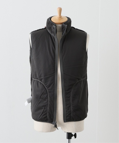 DANTON（ダントン）の「【DANTON / ダントン】 HIGH PILE ZIP STAND COLLAR VEST DT-A0177-HPF（その他アウター・メンズ・ブラック/アイボリー/チャコールグレー・40/42）」の16枚目の写真