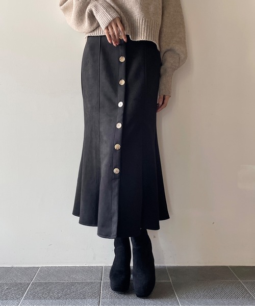 one way（ワンウェイ）の「スエポンマーメイドスカート（スカート・レディース・ブラウン/ベージュ/ブラック・FREE）」の14枚目の写真