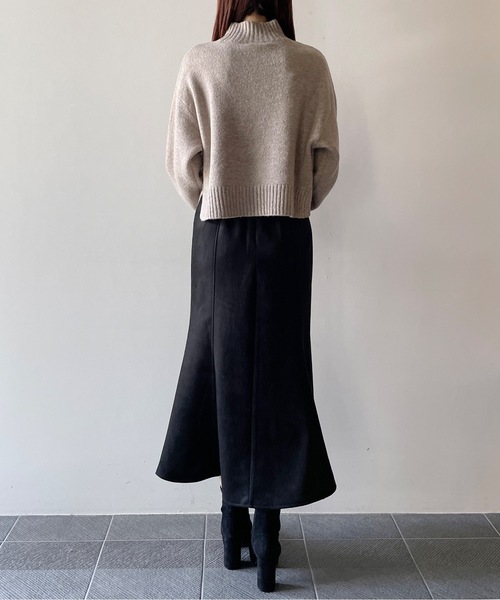 one way（ワンウェイ）の「スエポンマーメイドスカート（スカート・レディース・ブラウン/ベージュ/ブラック・FREE）」の18枚目の写真