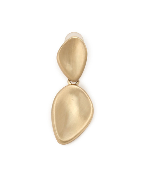 VIS（ビス）の「リーフメタルイヤリング（イヤリング・レディース・シルバー/ゴールド・FREE）」の5枚目の写真