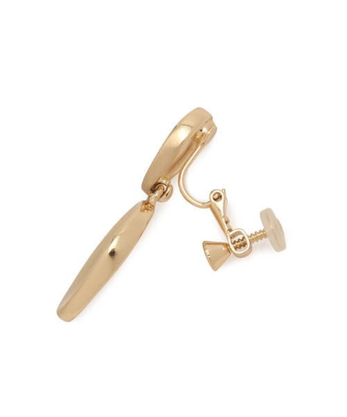 VIS（ビス）の「リーフメタルイヤリング（イヤリング・レディース・シルバー/ゴールド・FREE）」の6枚目の写真