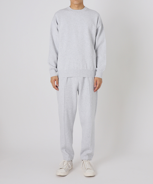 CALMER（カルメール）の「【CALMER / カルメール】別注 オーガニックコットン ニットスウェットパンツ（スウェットパンツ・メンズ・グレー・MEDIUM/LARGE）」の8枚目の写真