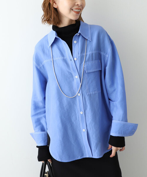 SLOBE IENA（スローブイエナ）の「ステッチシャツ（シャツ