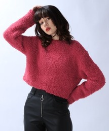 JEANASIS | カールシャギーショートプルオーバー/ 989699(ニット/セーター)