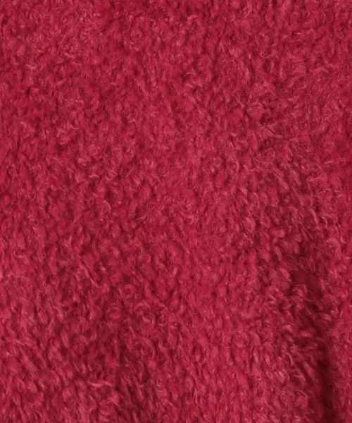 JEANASIS（ジーナシス）の「カールシャギーショートプルオーバー/ 989699（ニット/セーター・レディース・ピンク系その他/ブラック/グレー・FREE）」の22枚目の写真