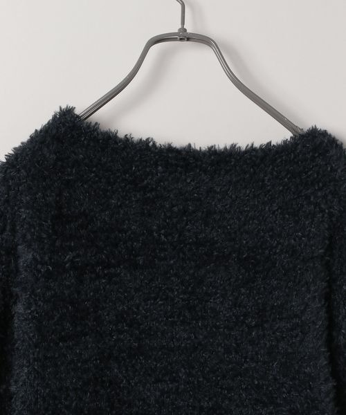 JEANASIS（ジーナシス）の「カールシャギーショートプルオーバー/ 989699（ニット/セーター・レディース・ピンク系その他/ブラック/グレー・FREE）」の17枚目の写真