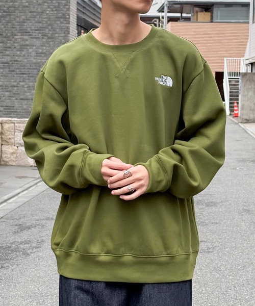 セール】【THE NORTH FACE】エッセンシャルクルーネックスウェット M