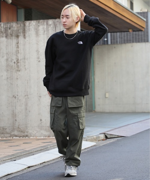 セール】【THE NORTH FACE】エッセンシャルクルーネックスウェット M