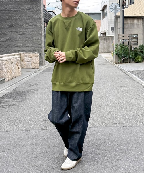 セール】【THE NORTH FACE】エッセンシャルクルーネックスウェット M