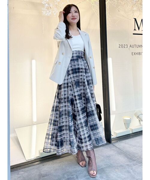 MERCURYDUO(マーキュリーデュオ)の「2WAY異素材BIGリボンニット(ニット/セーター・レディース・オフホワイト/ネイビー/ピンク・FREE)」の19枚目の写真