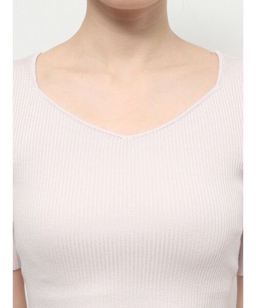 MERCURYDUO(マーキュリーデュオ)の「2WAY異素材BIGリボンニット(ニット/セーター・レディース・オフホワイト/ネイビー/ピンク・FREE)」の12枚目の写真