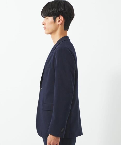 green label relaxing（グリーンレーベルリラクシング）の「TRW カルゼ ナロー ジャケット（テーラードジャケット・メンズ・ブラック/グレー/ネイビー・S/XL/M/L）」の10枚目の写真