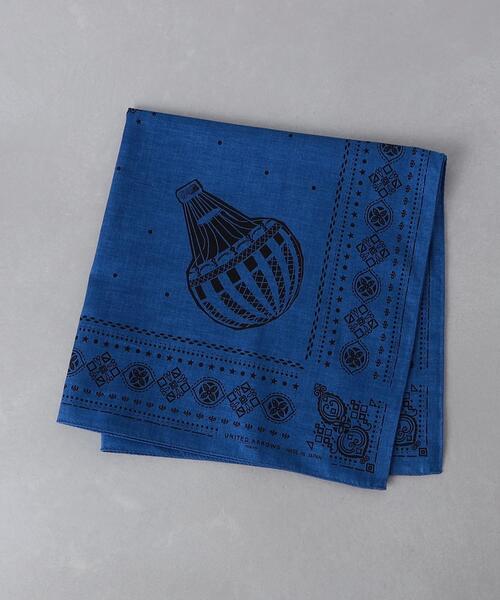 UNITED ARROWS（ユナイテッドアローズ）の「バルーン バンダナ（バンダナ/スカーフ・メンズ・パープル/グレー/オレンジ/ネイビー/モカ・FREE）」の3枚目の写真