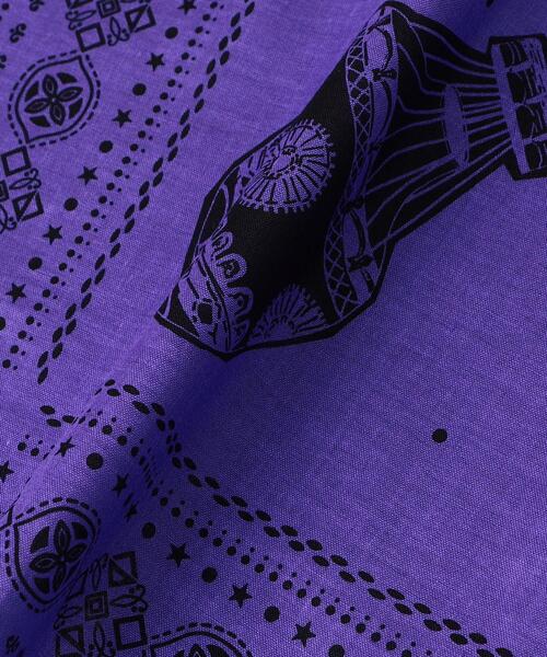 UNITED ARROWS（ユナイテッドアローズ）の「バルーン バンダナ（バンダナ/スカーフ・メンズ・パープル/グレー/オレンジ/ネイビー/モカ・FREE）」の12枚目の写真