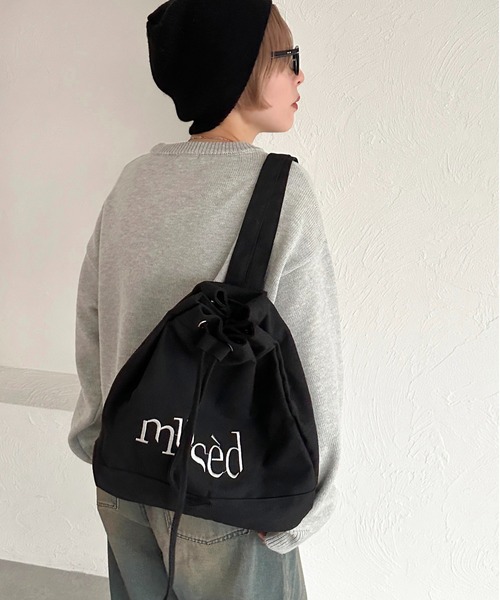 apres jour mignon（アプレジュールミニョン）の「Mロゴニット【ZOZOTOWN限定アイテム】（ニット/セーター・レディース・オフホワイト/グレー/ネイビー・X-LARGE/フリー）」の15枚目の写真