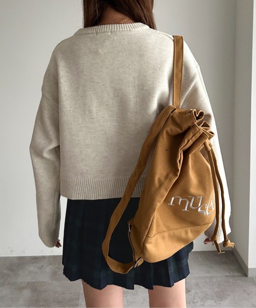 apres jour mignon（アプレジュールミニョン）の「Mロゴニット【ZOZOTOWN限定アイテム】（ニット/セーター・レディース・オフホワイト/グレー/ネイビー・X-LARGE/フリー）」の19枚目の写真
