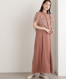 N.（N. Natural Beauty Basic） | ◆シアーブラウス＆キャミワンピースセット(ドレス)