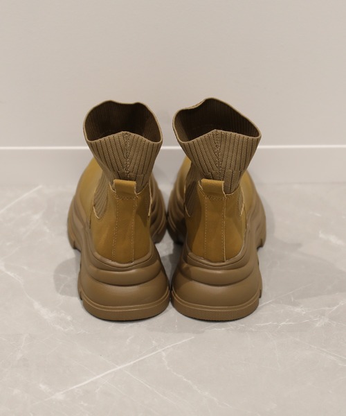 shoes365(シューズスリーシックスファイヴ)の「【shoes365】ニットソックス ブーツ(ブーツ・レディース・ブラック/ベージュ・22.5cm/24.5cm/25.0cm/24.0cm/23.5cm/23.0cm)」の15枚目の写真