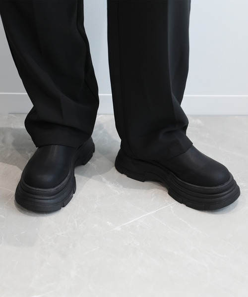 shoes365(シューズスリーシックスファイヴ)の「【shoes365】ニットソックス ブーツ(ブーツ・レディース・ブラック/ベージュ・22.5cm/24.5cm/25.0cm/24.0cm/23.5cm/23.0cm)」の5枚目の写真