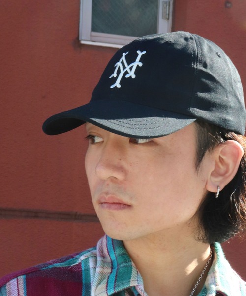 Cooperstown Ball Cap（クーパーズタウンボールキャップ）の「〈Cooperstown/クーパーズタウン〉ボールキャップ（ロサンゼルスエンジェルス・ニューヨークキューバンズ）（キャップ・メンズ・ブラック系/ブラック/ネイビー/ネイビー系/アイボリー/アイボリー系/グリーン/カーキ・ONE SIZE）」の3枚目の写真