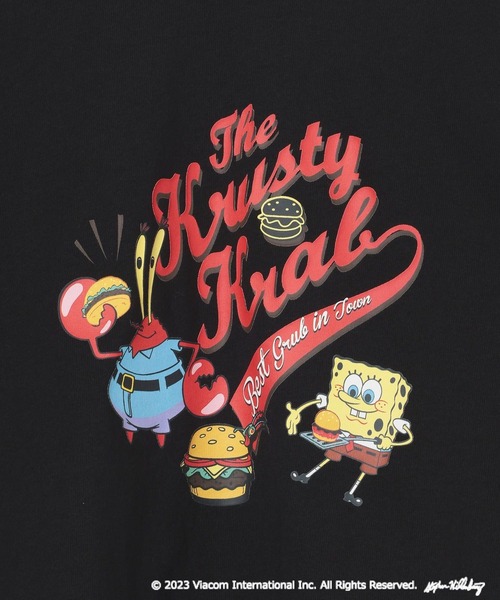 BAYFLOW（ベイフロー）の「【SpongeBob(スポンジ・ボブ)×BAYFLOW】半袖Tシャツ（KIDS）（Tシャツ/カットソー・キッズ・ブルー/オフホワイト/ブラック・120cm/130cm/140cm/110cm）」の10枚目の写真