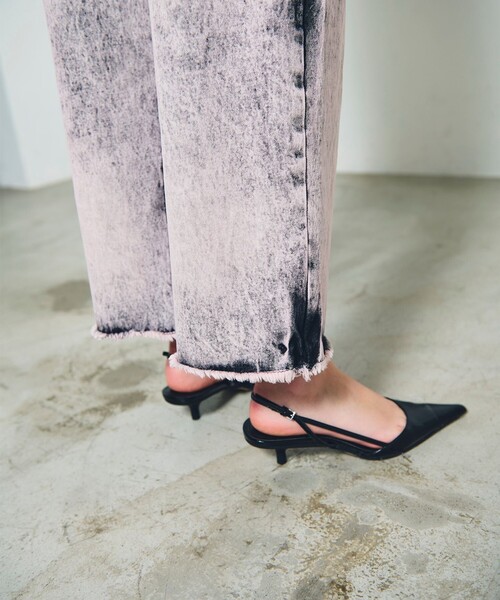 GRACE CONTINENTAL（グレースコンチネンタル）の「タイダイコクーンデニムパンツ（デニムパンツ・レディース・ピンク・38/36）」の8枚目の写真