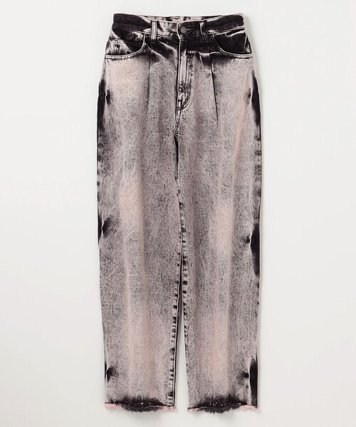 GRACE CONTINENTAL（グレースコンチネンタル）の「タイダイコクーンデニムパンツ（デニムパンツ・レディース・ピンク・38/36）」の9枚目の写真