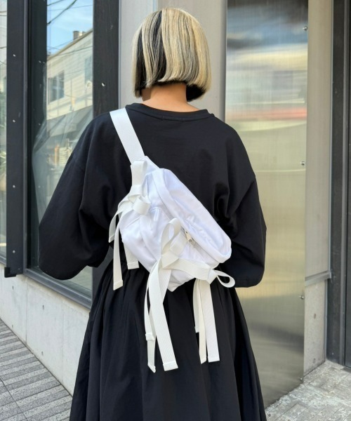 Candy Stripper FANCYRIBBONWAISTBAG ブラック Candy Stripper｜FANCY RIBBON WAIST BAG | Rakuten Fashion