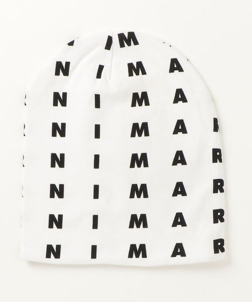 MARNI(マルニ)の「MARNI(マルニ)Kids & Junior ブランドロゴニットキャップ帽子(ニットキャップ/ビーニー・キッズ・ホワイト/ピンク/ブルー・Ⅱ)」の10枚目の写真