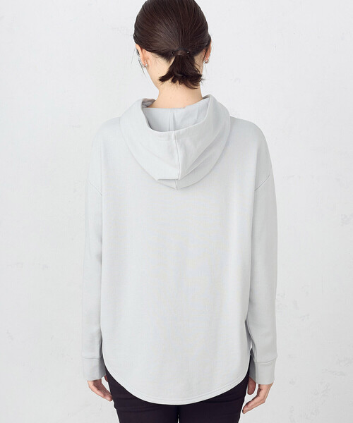 COMME CA ISM(コムサイズム)の「裏毛 パーカー(パーカー・レディース・ネイビー/ミント/アイボリー・LARGE/MEDIUM)」の11枚目の写真