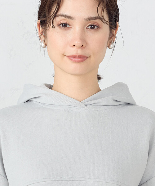 COMME CA ISM(コムサイズム)の「裏毛 パーカー(パーカー・レディース・ネイビー/ミント/アイボリー・LARGE/MEDIUM)」の12枚目の写真