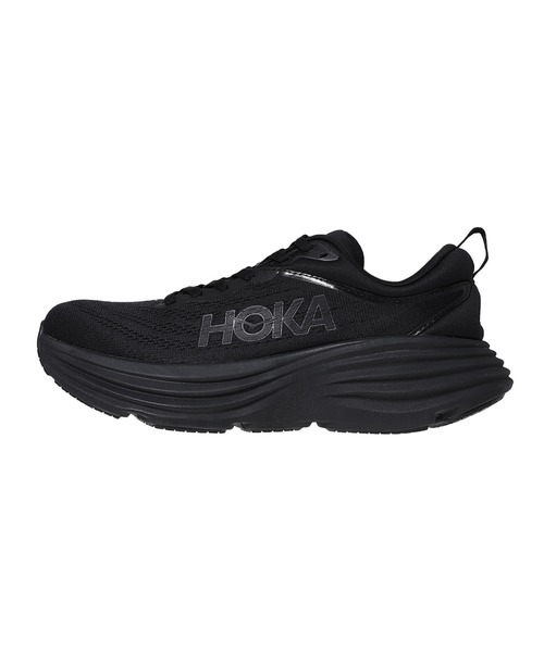 HOKA(ホカ)の「HOKA ONE ONE W BONDI 8 1127952-BBLC(スニーカー・レディース・ブラック・23㎝/23.5㎝/24㎝/25㎝/24.5㎝)」の2枚目の写真