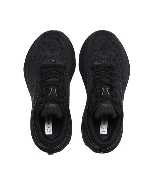 HOKA(ホカ)の「HOKA ONE ONE W BONDI 8 1127952-BBLC(スニーカー・レディース・ブラック・23㎝/23.5㎝/24㎝/25㎝/24.5㎝)」の4枚目の写真