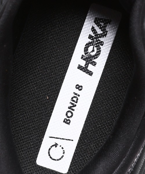 HOKA(ホカ)の「HOKA ONE ONE W BONDI 8 1127952-BBLC(スニーカー・レディース・ブラック・23㎝/23.5㎝/24㎝/25㎝/24.5㎝)」の6枚目の写真