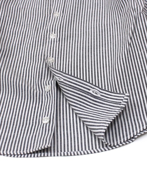 ZI-ON(ジーオン)の「レギュラーカラー オックスフォードシャツ(シャツ/ブラウス・キッズ・ベージュ/グレー系その他2/ネイビー/オフホワイト/チャコール/サックスブルー・120cm/110cm/140cm/130cm/160cm/150cm)」の18枚目の写真