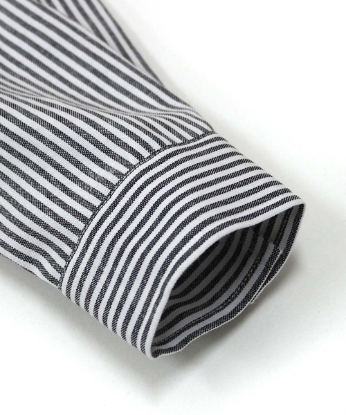 ZI-ON(ジーオン)の「レギュラーカラー オックスフォードシャツ(シャツ/ブラウス・キッズ・ベージュ/グレー系その他2/ネイビー/オフホワイト/チャコール/サックスブルー・120cm/110cm/140cm/130cm/160cm/150cm)」の14枚目の写真