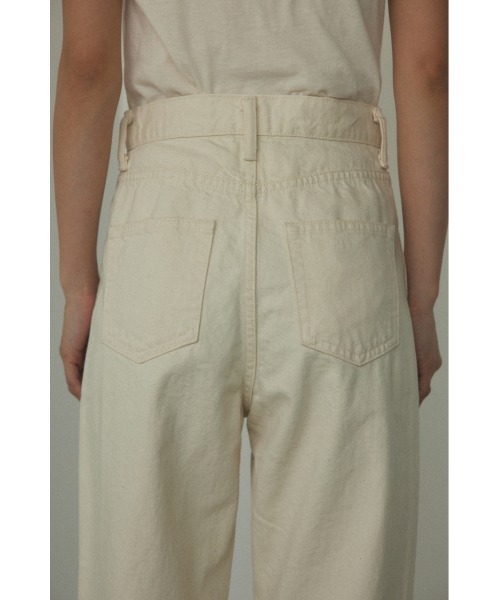 BLACK BY MOUSSY（ブラックバイマウジー）の「CAW white denim（カウホワイトデニム）（デニムパンツ・レディース・ホワイト・25inch/24inch/23inch/26inch）」の7枚目の写真