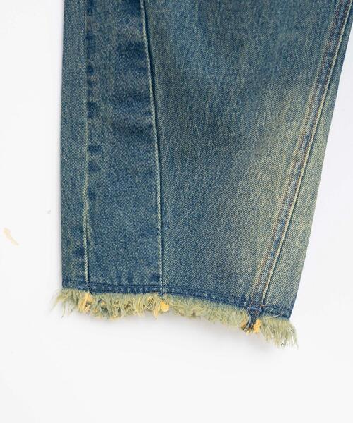 WEGO（ウィゴー）の「WEGO/ヴィンテージウォッシュカーブデニムパンツ（デニムパンツ・レディース・インディゴブルー/コバルトブルー/ブラック系その他/ブラック/スミクロ・SMALL/MEDIUM）」の17枚目の写真