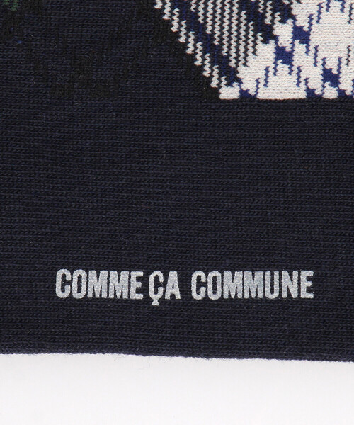 COMME CA COMMUNE(コムサコミューン)の「バイアス タータンチェック ソックス(ソックス/靴下・メンズ・レッド/ブラック/ネイビー・27.0cm)」の5枚目の写真