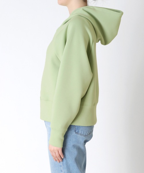 TITE IN THE STORE(ティテ インザ ストア)の「ダンボールフーディ―ジップアップパーカー(パーカー・レディース・グリーン/グレー・38)」の17枚目の写真
