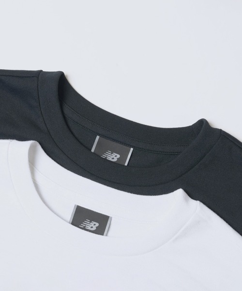 NEW BALANCE(ニューバランス)の「MET24 Basic Logo Long Sleeve Tee(Tシャツ/カットソー・メンズ・ブラック/ホワイト・XX-LARGE/X-LARGE/LARGE/MEDIUM/SMALL)」の4枚目の写真