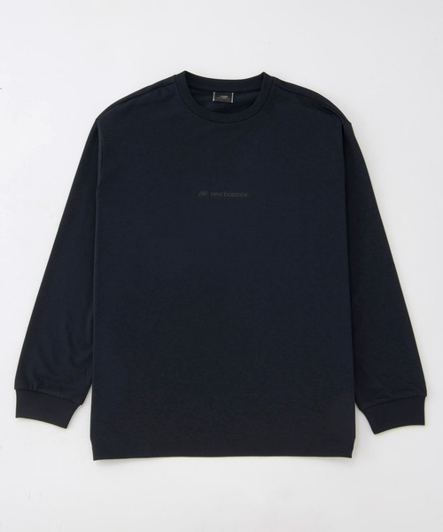 NEW BALANCE(ニューバランス)の「MET24 Basic Logo Long Sleeve Tee(Tシャツ/カットソー・メンズ・ブラック/ホワイト・XX-LARGE/X-LARGE/LARGE/MEDIUM/SMALL)」の5枚目の写真
