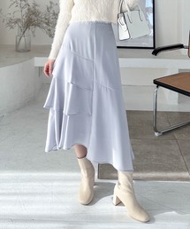 clear | アシンメトリーフリルロングスカート≪2024SS新作≫(スカート)