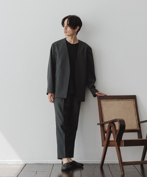 セール】【RIRANCHA】サマーセットアップ / ノーカラー